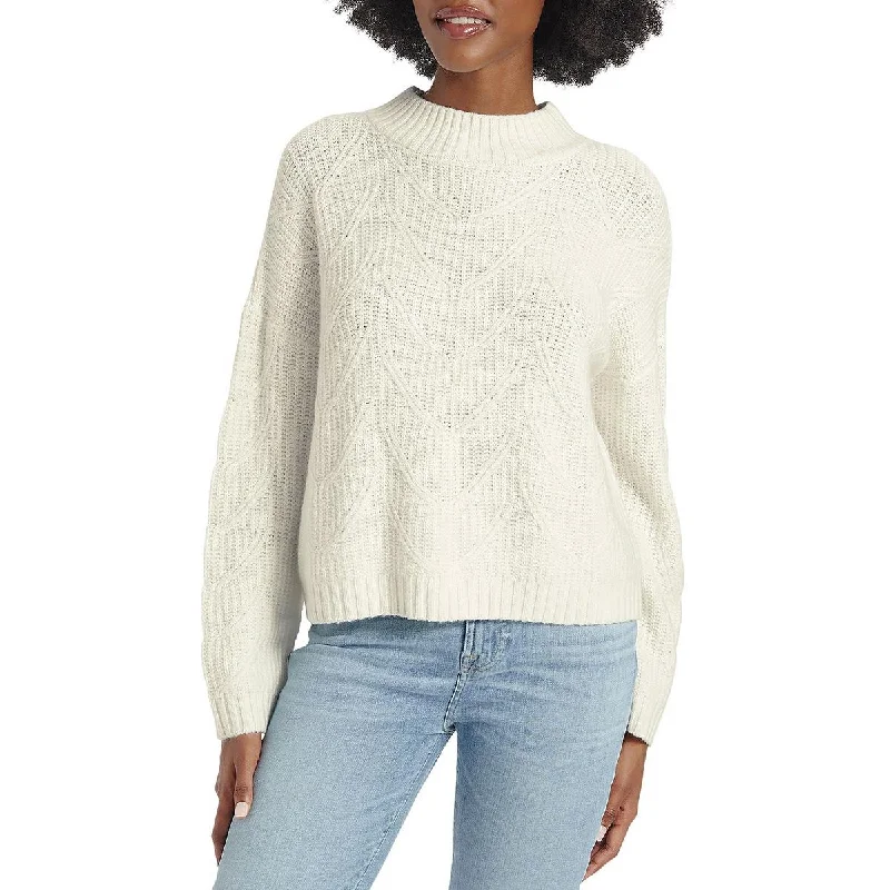 Inventory Reduction Splendid Womens Ada Wool Blend Mock Neck Pullover Sweater