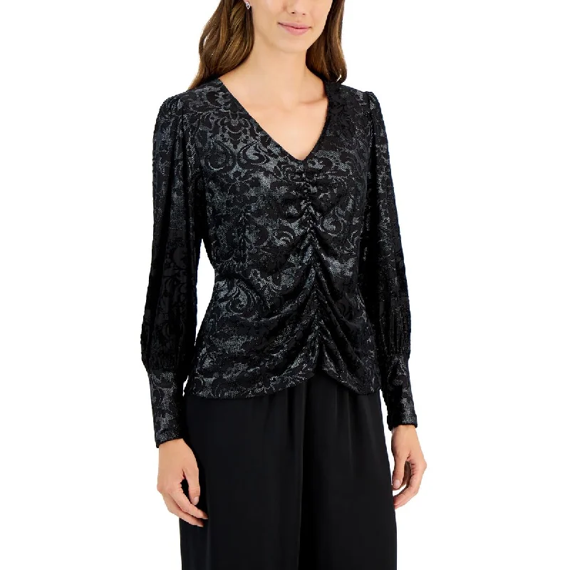 Special Buy Studio by JPR Womens Ebellished Printed Pullover Top