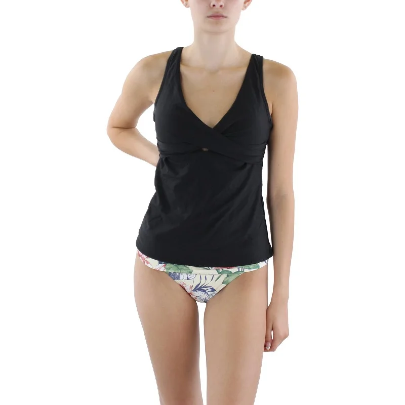 Daily Deals Sunsets Womens Elsie Tankini Underwire Nylon Tankini Swim Top