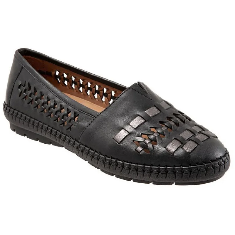 Special Savings Trotters Womens Rory Leather Cut-Out Fashion Loafers