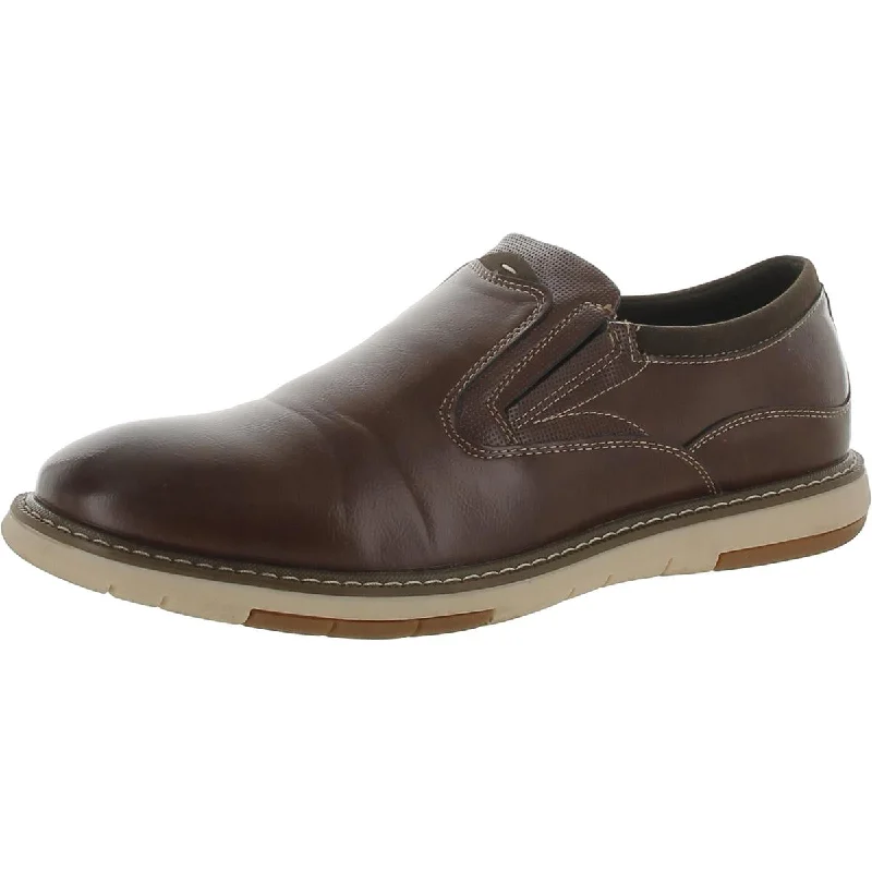 Discount Extravaganza Vance Co. Mens Faux Leather Loafers