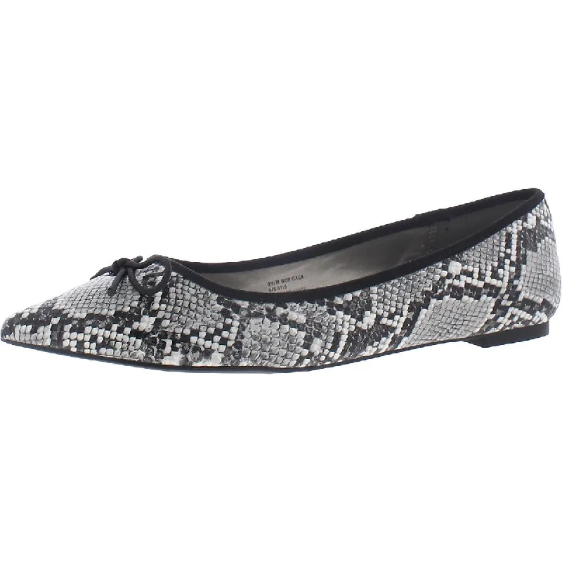 New Deals Worthington Womens Gaga Snake Print Slip On Loafers
