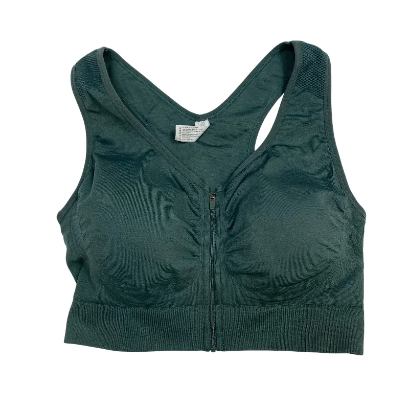 Exclusive Deal Athletic Bra By 90 Degrees By Reflex In Green, Size: 2x