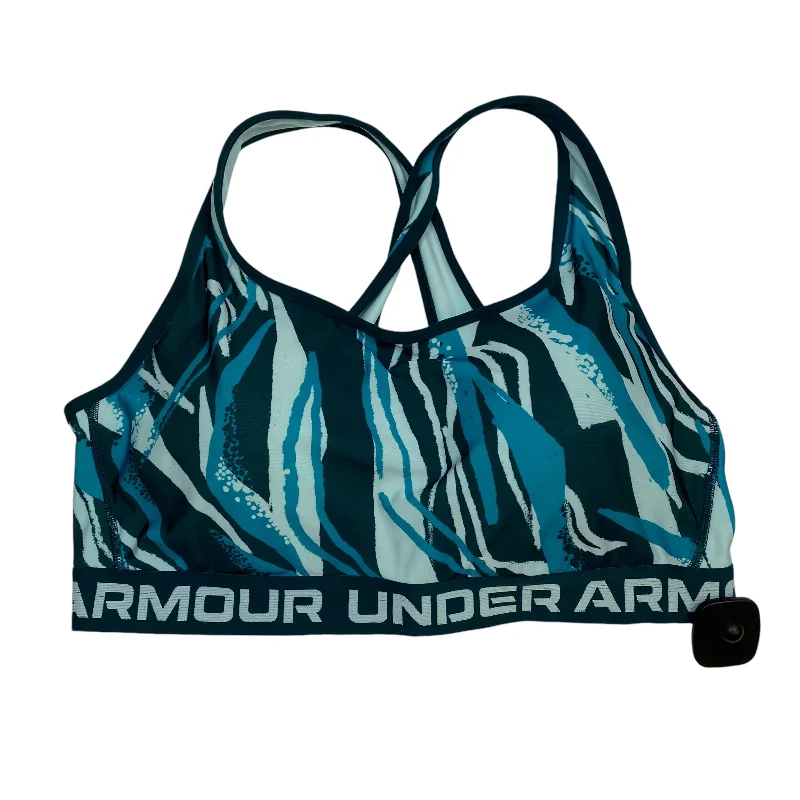 Today’s Deal Athletic Bra By Under Armour In Blue, Size: 2x