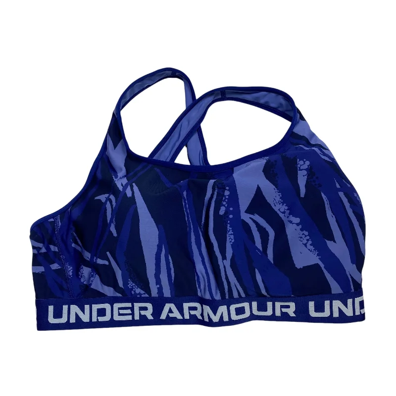 Year-End Sale Athletic Bra By Under Armour In Blue, Size: 2x
