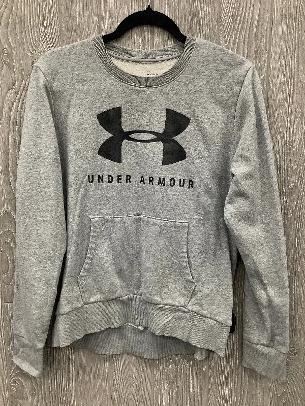 Can't Miss Athletic Sweatshirt Crewneck By Under Armour In Grey, Size: M