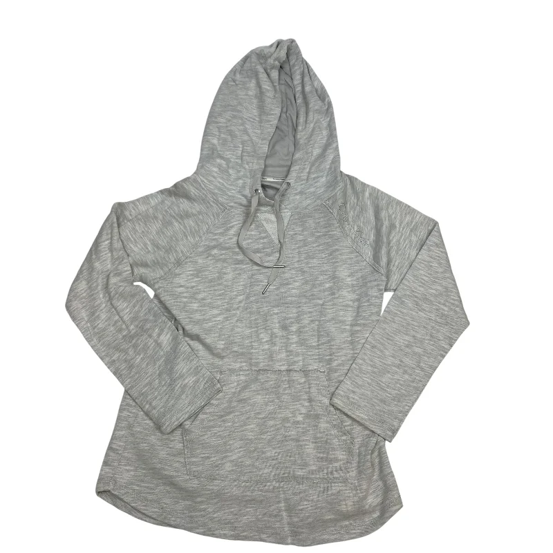 Fantastic Deals Athletic Sweatshirt Hoodie By Calvin Klein Performance In Grey, Size: S