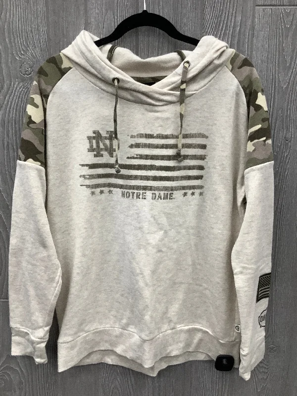 Take Advantage Athletic Sweatshirt Hoodie By Colosseum In Tan, Size: L