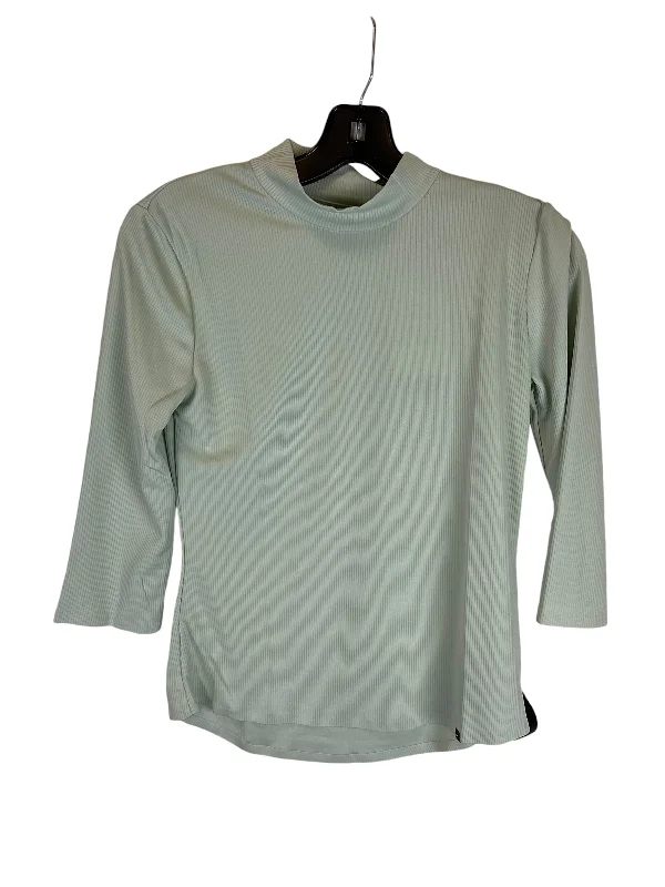 Major Savings Athletic Top Long Sleeve Collar By Nike Apparel In Green, Size: XS