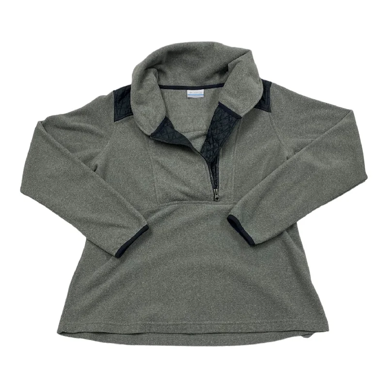 One-DAY Sale Black Grey Athletic Fleece Columbia, Size L
