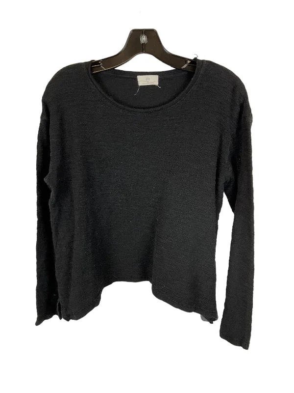 Stock Up and Save Black Top Long Sleeve T.la, Size Xs