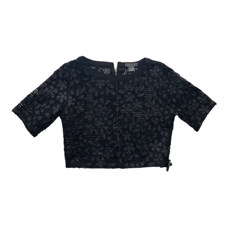Super Savings Black Top Short Sleeve GRACIA, Size L