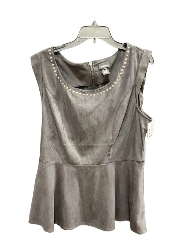Extra Discounts Black Top Sleeveless Torrid, Size L