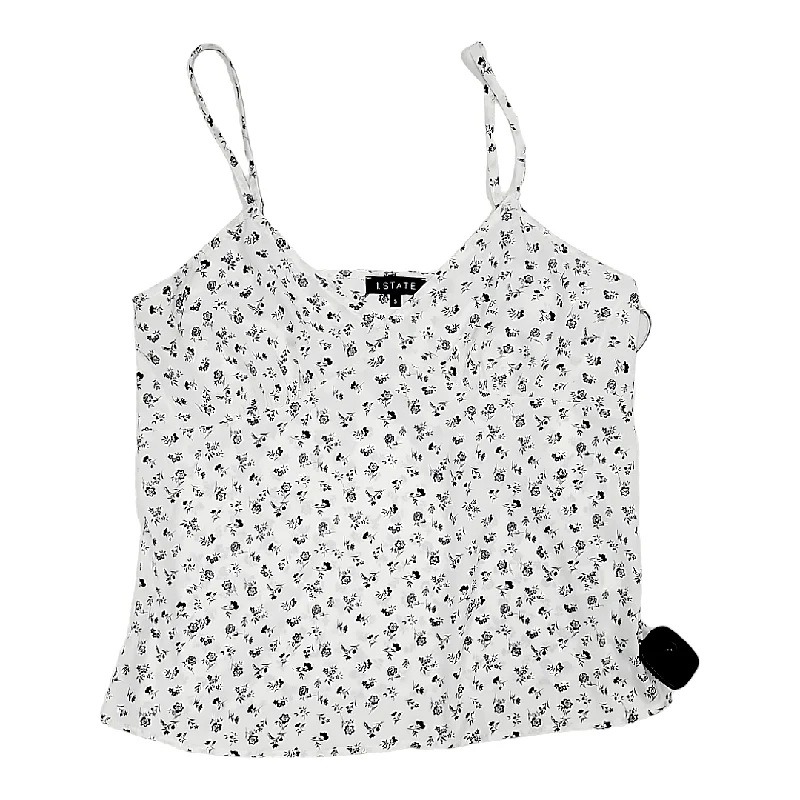 Today’s Deal Black & White Top Sleeveless 1.state, Size S