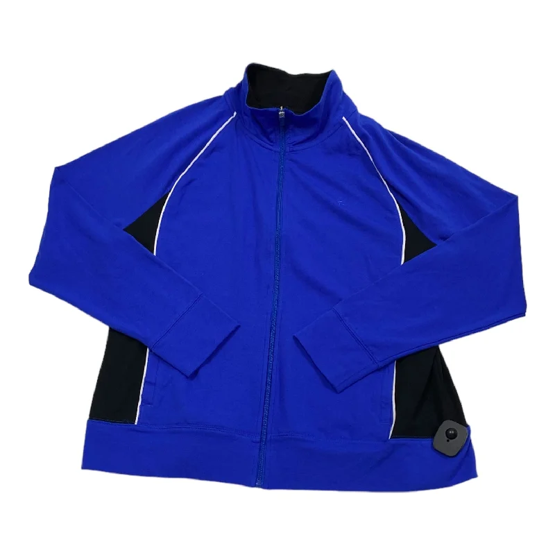 Best Bargains Blue Athletic Jacket Danskin, Size Xxl