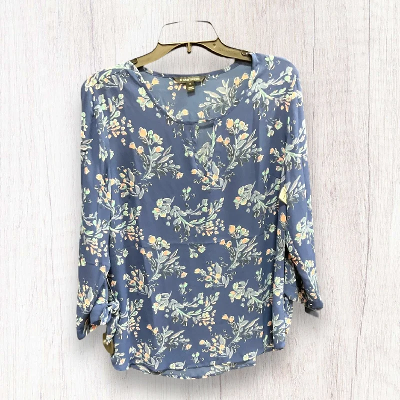 Blue Top Long Sleeve 41 Hawthorn, Size M