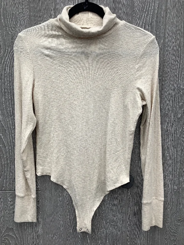 Price Smash Bodysuit By Aerie In Cream, Size: L