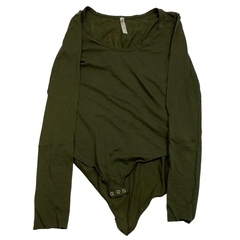 Deal Dash Bodysuit By Free People In Green, Size: M