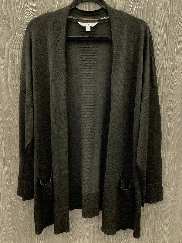 Clearance Event Cardigan By Terra & Sky In Black, Size: 2x