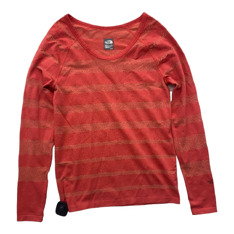 Extra Savings Coral Athletic Top Long Sleeve Crewneck The North Face, Size S