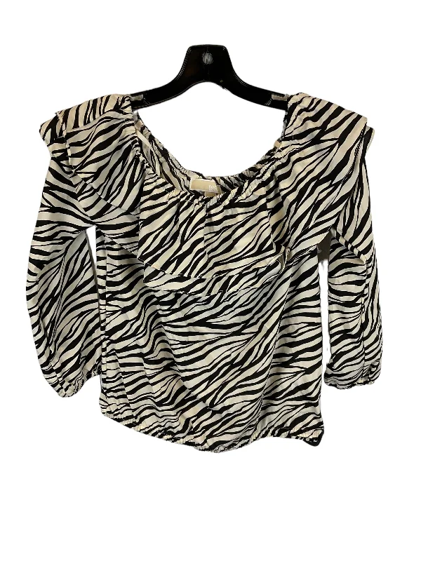 While Supplies Last Cream Top Long Sleeve Michael By Michael Kors, Size Xs