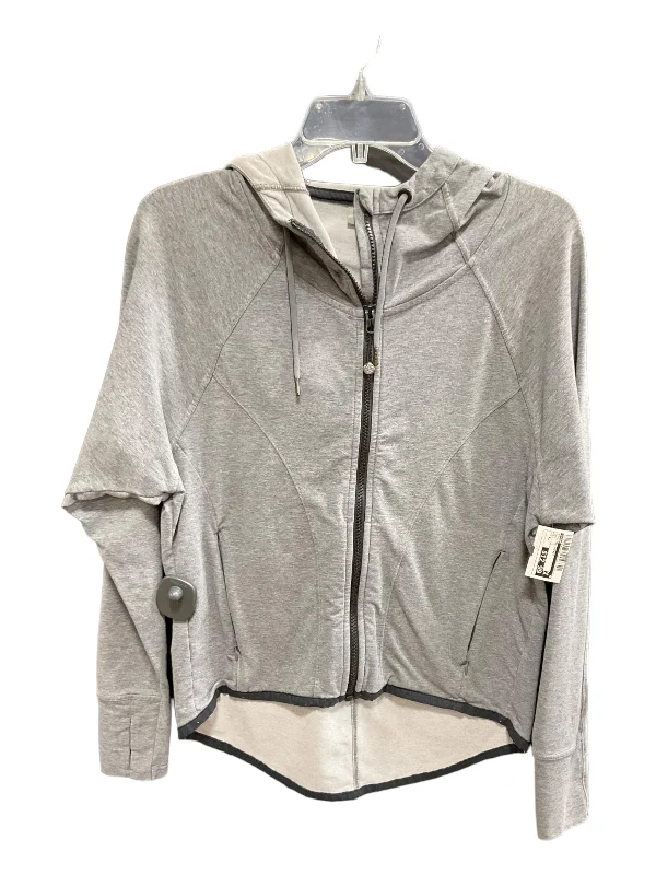 Bargain Prices Grey Athletic Jacket Gaiam, Size Xs