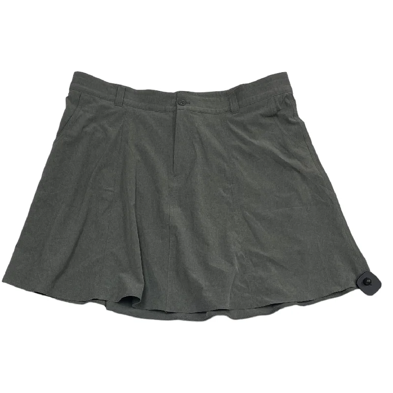 Savings Bonanza Grey Athletic Skirt Eddie Bauer, Size 18