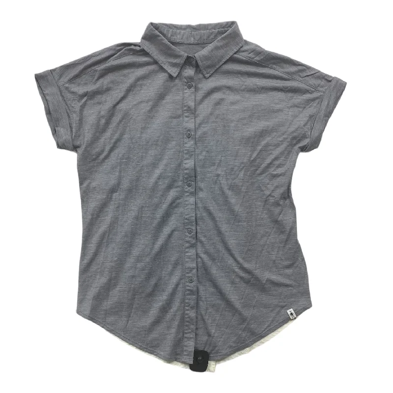 Limited Time Discount Grey & White Top Short Sleeve Smartwool, Size M