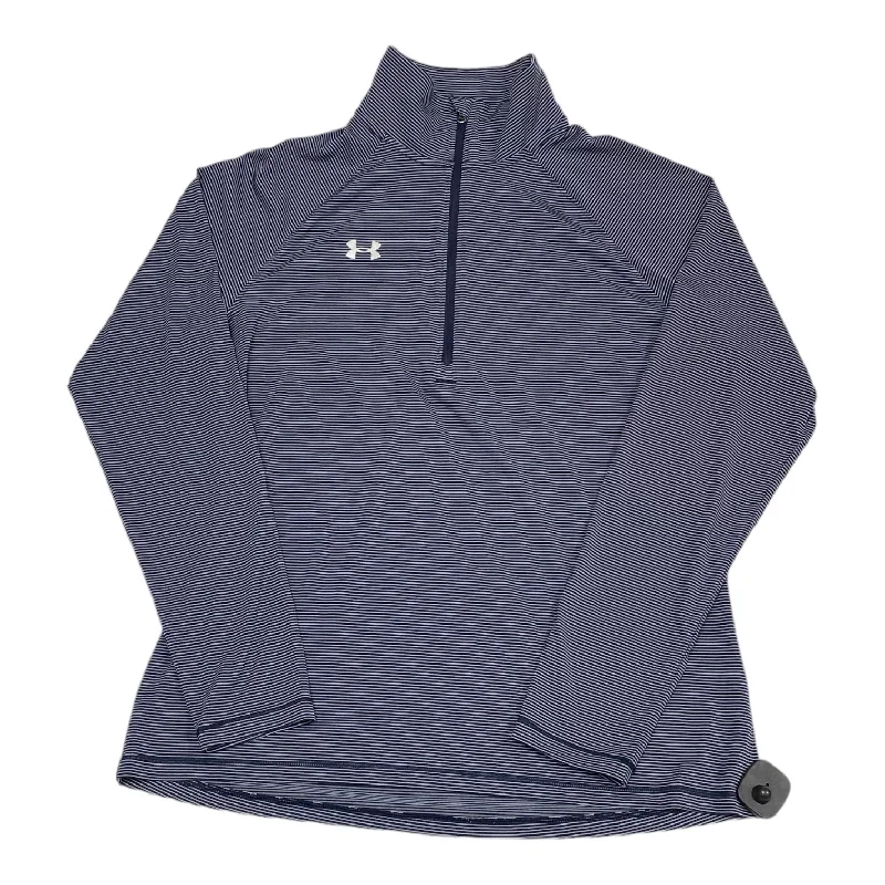 Huge Discounts Multi-colored Athletic Top Long Sleeve Collar Under Armour, Size L