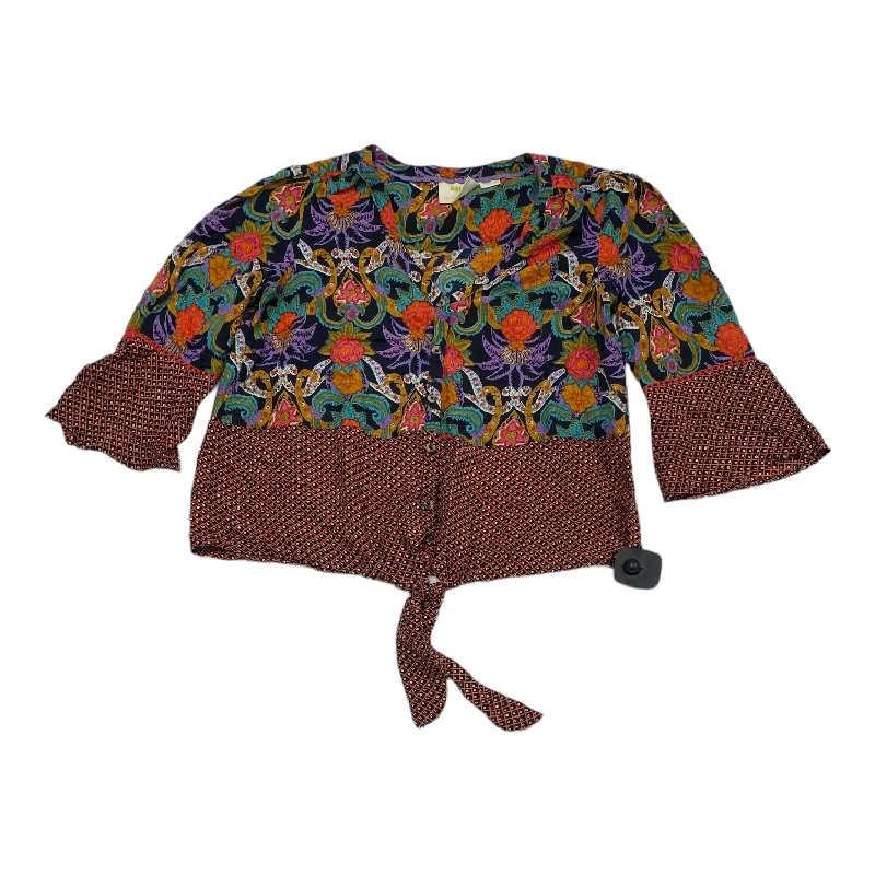Value Deals Multi-colored Top Long Sleeve Maeve, Size Xs