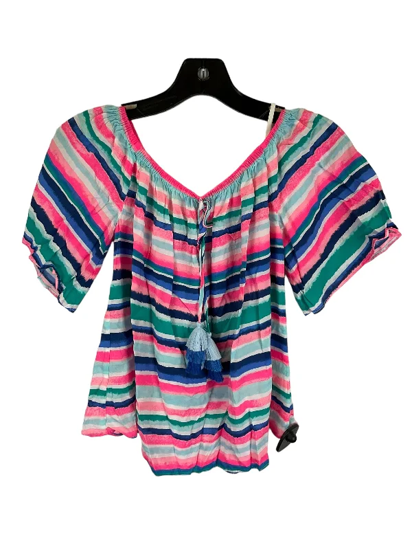 Great Deals Multi-colored Top Short Sleeve Designer Lilly Pulitzer, Size Xs