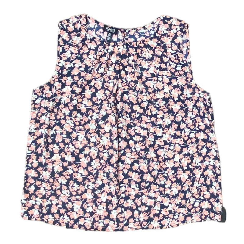 Limited Availability Multi-colored Top Sleeveless Jones New York, Size L
