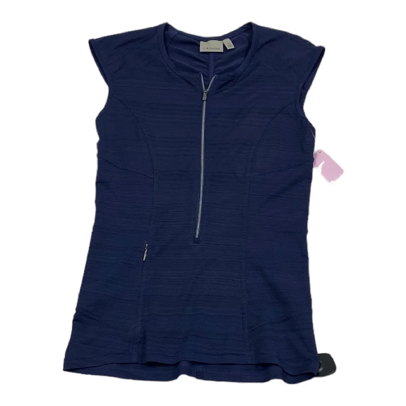 Unmissable Offer Navy Athletic Top Short Sleeve Athleta, Size Xs