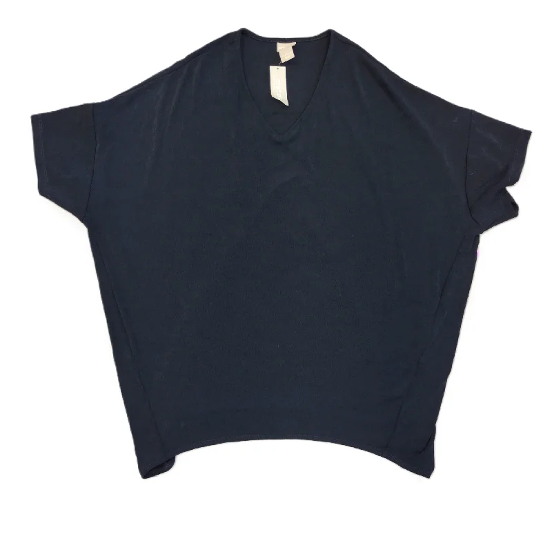Buy More, Save More Navy Top Short Sleeve By Chicos, Size: 2x