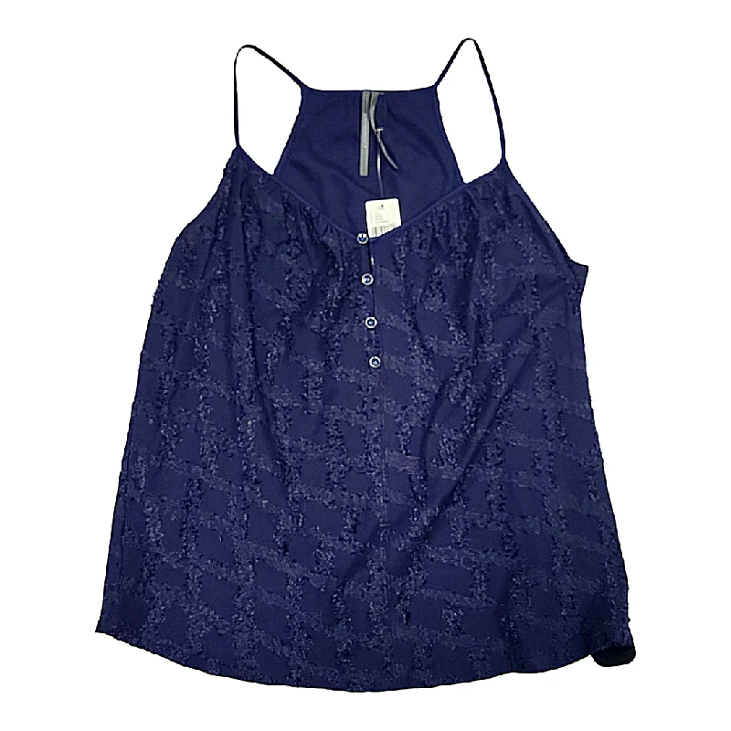 Special Price Navy Top Sleeveless Anthropologie, Size S