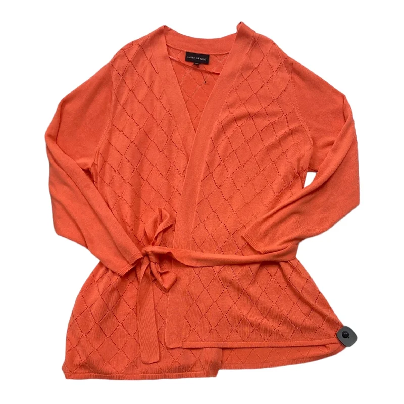 Closeout Sale Orange Top Long Sleeve Lane Bryant, Size 4x