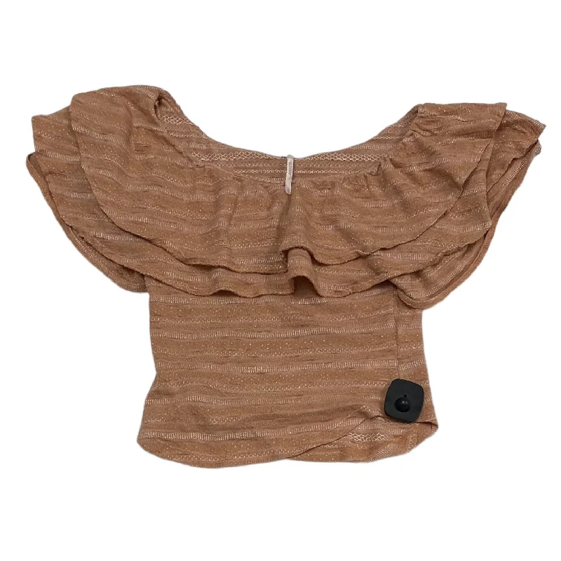 Unmissable Offer Peach Top Short Sleeve Free People, Size S