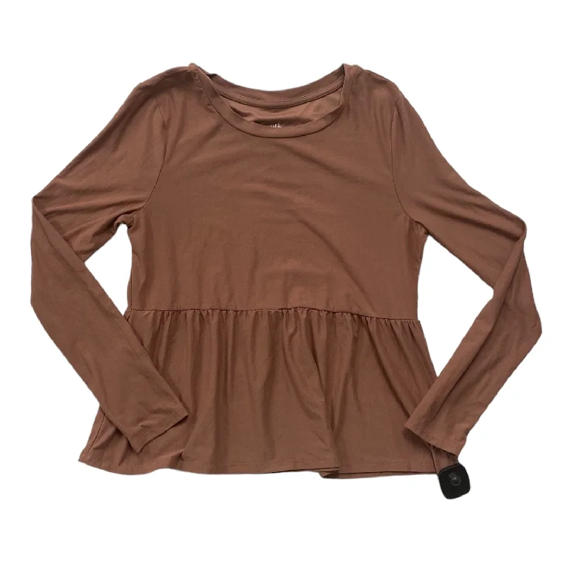 Savings Galore Pink Top Long Sleeve Pink Rose, Size M