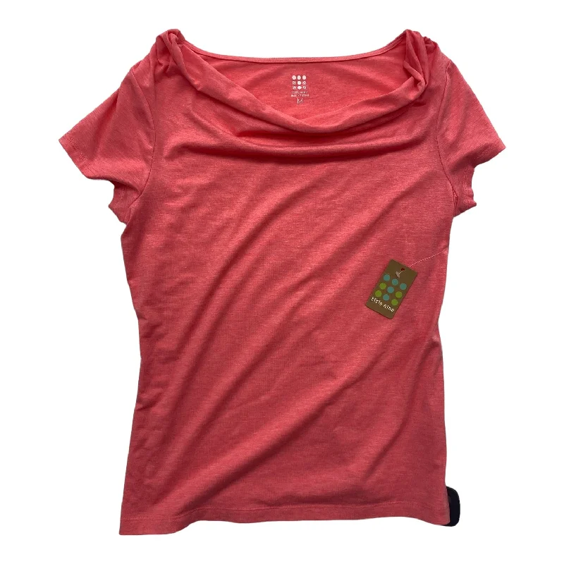 Online Only Pink Top Short Sleeve Basic Title Nine, Size M