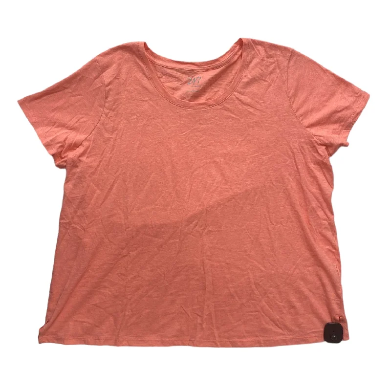 New Arrival Pink Top Short Sleeve Maurices, Size 2x