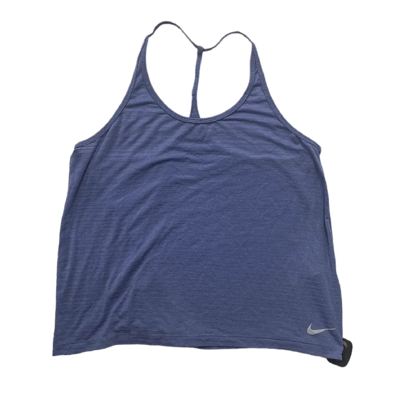 Midnight Madness Purple Athletic Tank Top Nike Apparel, Size L