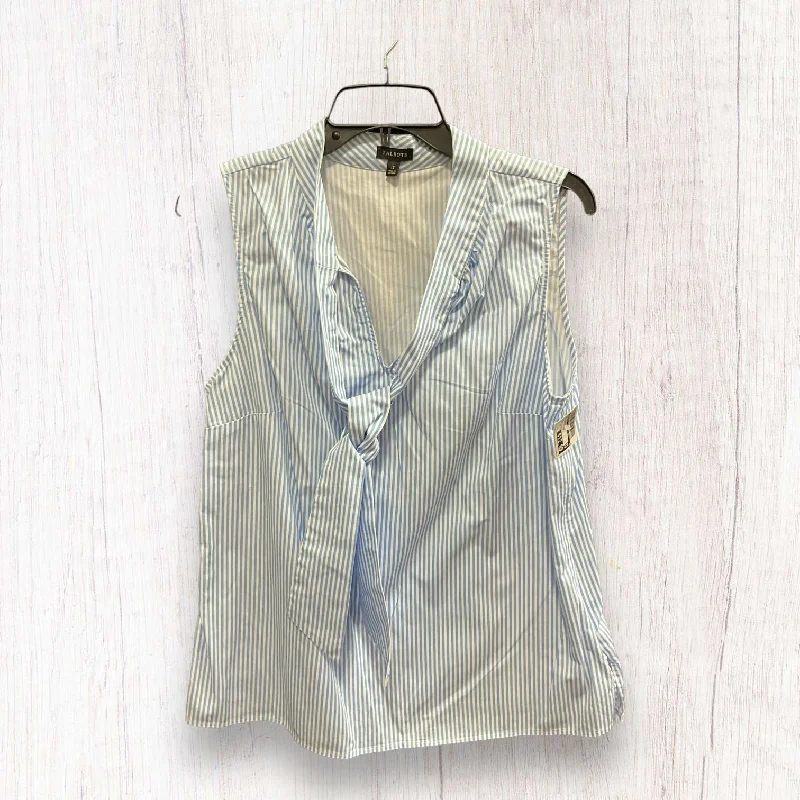 Weekend Deal Striped Pattern Top Sleeveless Talbots, Size 12