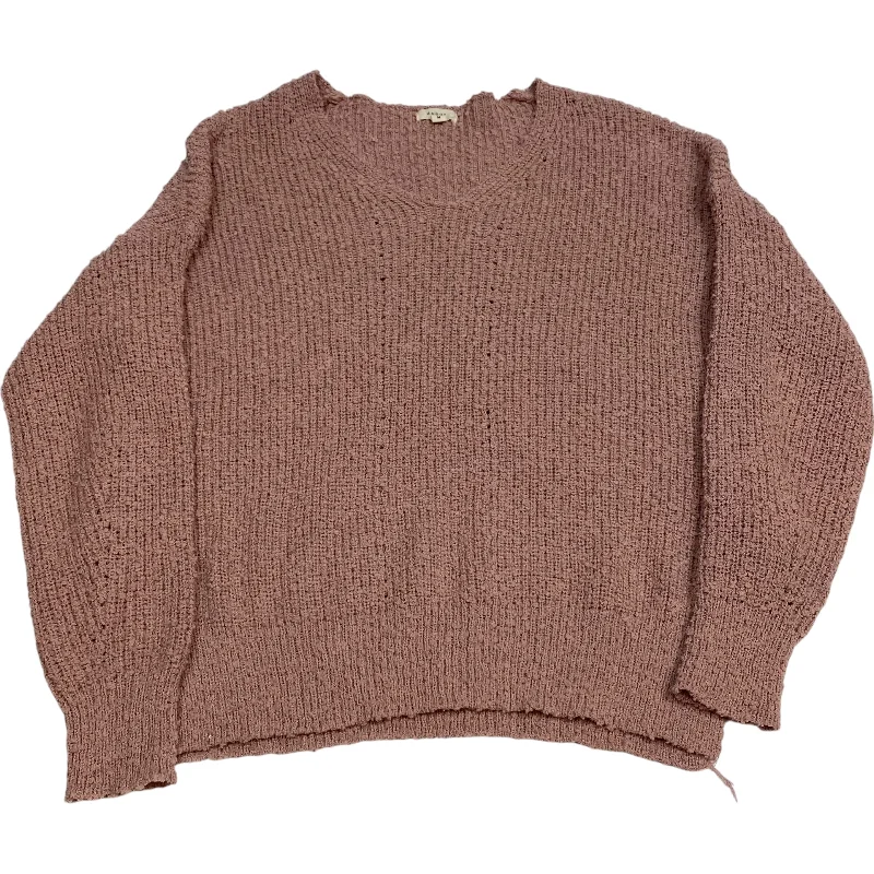 Mega Sale Sweater By Debut In Pink, Size: M