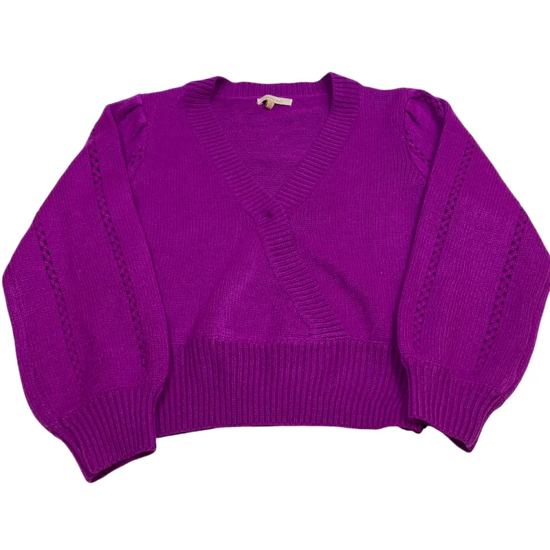 Incredible Offers Sweater By Skies Are Blue In Purple, Size: Xs