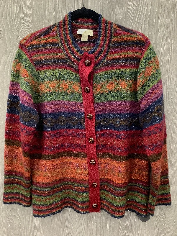 New Deals Sweater Cardigan By Appleseeds In Multi-colored, Size: Xl