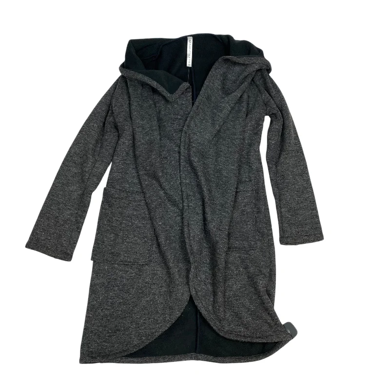 Discount Mania Sweater Cardigan By Fabletics In Grey, Size: Xs
