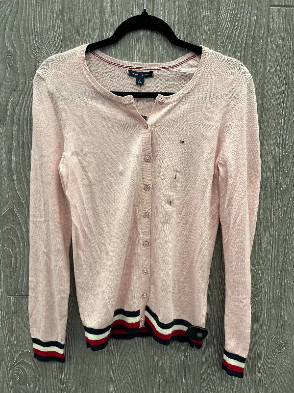 Fantastic Offers Sweater Cardigan By Tommy Hilfiger In Pink, Size: S