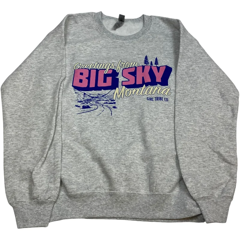 Big Discounts Sweatshirt Crewneck By Gildan In Grey, Size: S