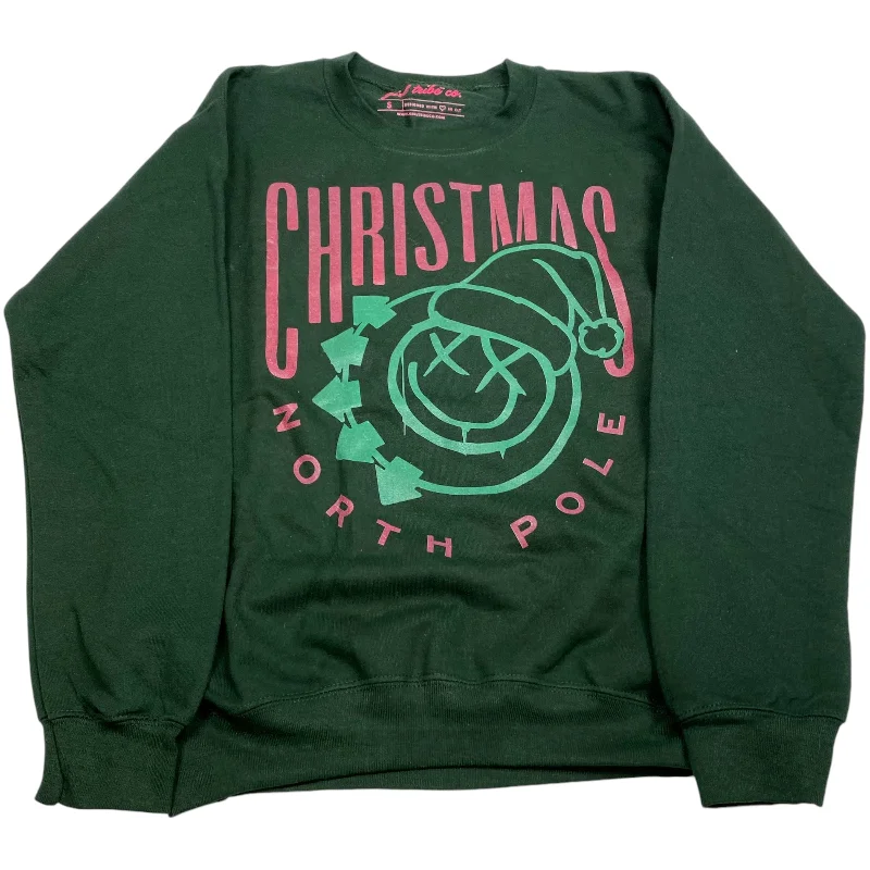Price Rollback Sweatshirt Crewneck By Girl Tribe Co. In Green, Size: S
