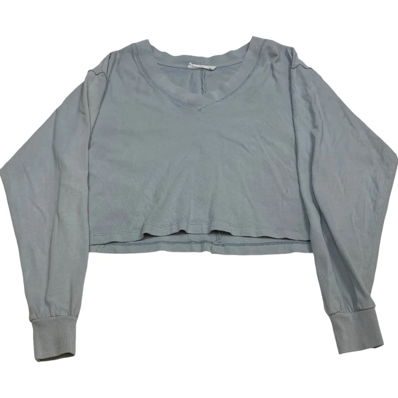 Limited Quantity Top Long Sleeve By Double Zero In Blue, Size: S